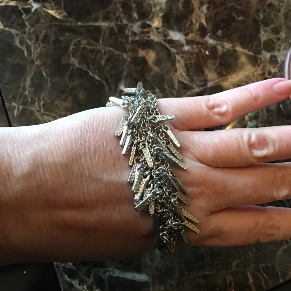 SILVER FRINGE Bracelet!
